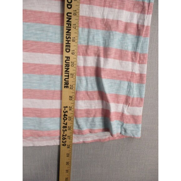 Torrid Striped Classic Fit Cotton Raglan Sleeve T-Shirt Size - 2 - Picture 4 of 7